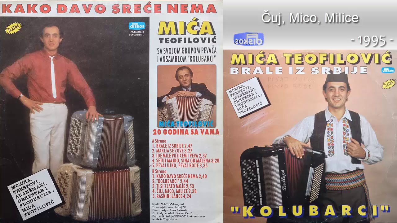 Mica Teofilovic - Cuj, Mico, Milice - (Audio 1995)