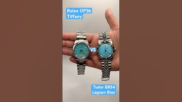 Tudor Black Bay 54 Lagoon Blue VS Rolex OP36 Tiffany #Rolex #Tudor #Tiffany #LagoonBlue
