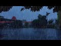 Just 3 Minutes of Listening Brings Deep Sleep, Real Heavy Rain on a Lonely Road & Thunder at Night