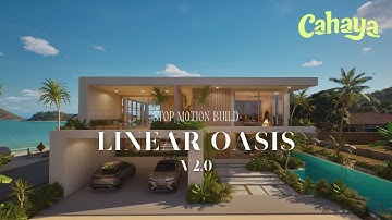 InZOI House Build | Linear Oasis V2.0 | Stop Motion Build | Cahaya Update