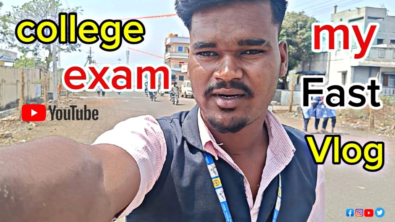 ... My Fast vlog... College exam comedy.. 😂🤣...#india #karnataka #explore #exam #comedy 