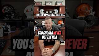Free NBA Pick Hawks vs Knicks #nbapicks #nbapredictions 4/30/26