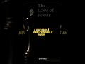 MISEZ SUR L'INTERET JAMAIS SUR LA LOYAUTE  - Les Lois Du Pouvoir 🎯 - Robert Greene