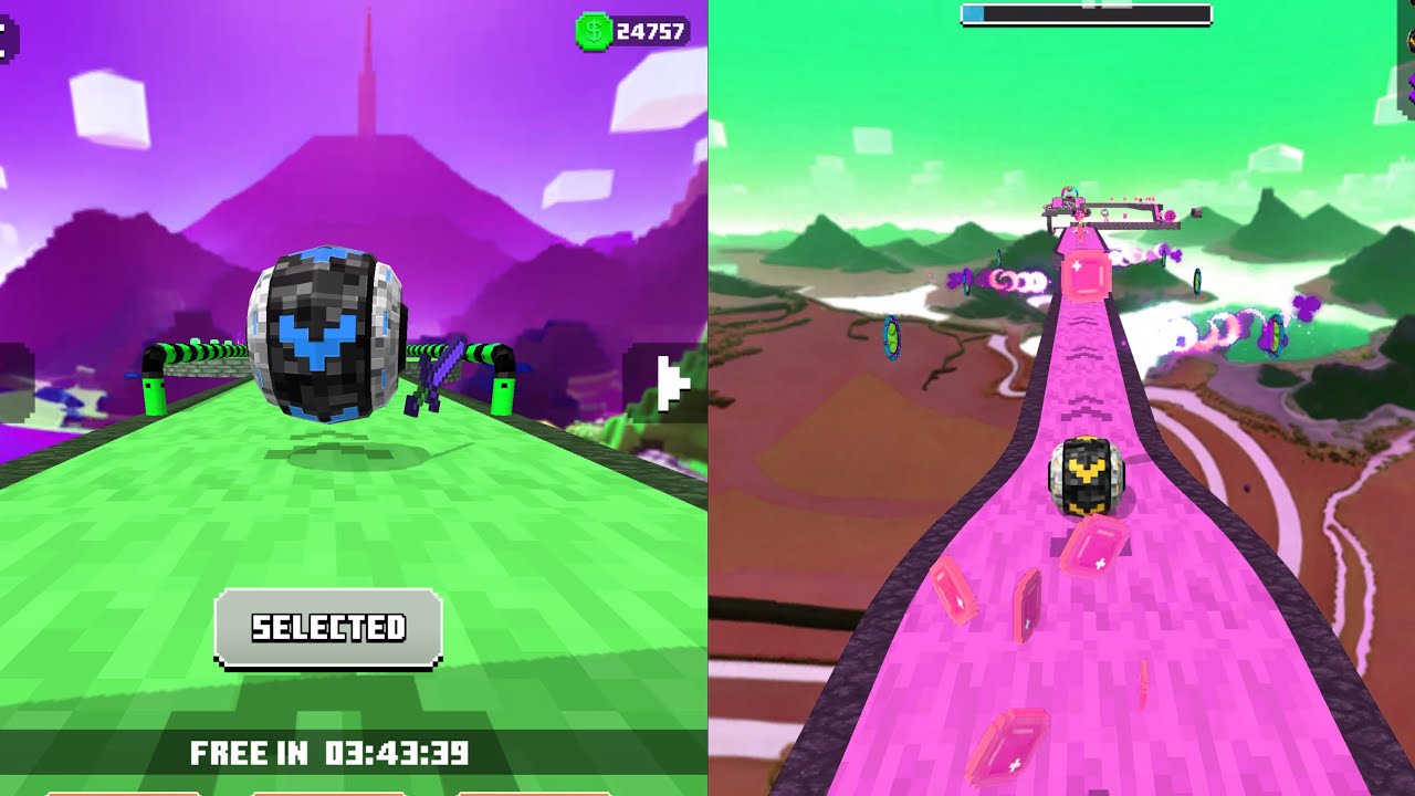 Super Rolling Balls Balance Speedrun Challenge Vs Reverse Balls Speedrun Walkthrough Gameplay