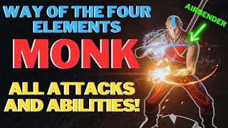 Way Of The Four Elements Monk - All Attacks And Abilities - Baldur's Gate 3 Subclass Guide