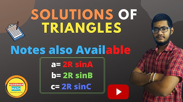 Solutions of triangle | part 2| JEE | IPE | Nageswar Math | Mathematics |In Telegu version