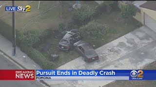 Celebrity Pursuit Ends In Pomona With Deadly Crash Profile