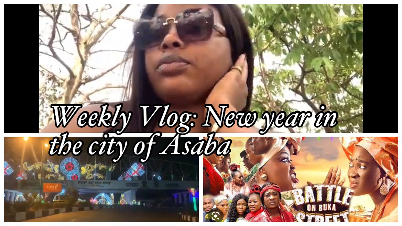 New year in the city of Asaba + street food + Movie date (battle on buka street) + Rap battle 