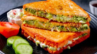 5 நிமிடத்தில் சுடசுட வெஜ் Sandwich| Veg Sandwich in Tamil | how to make vegetable sandwich