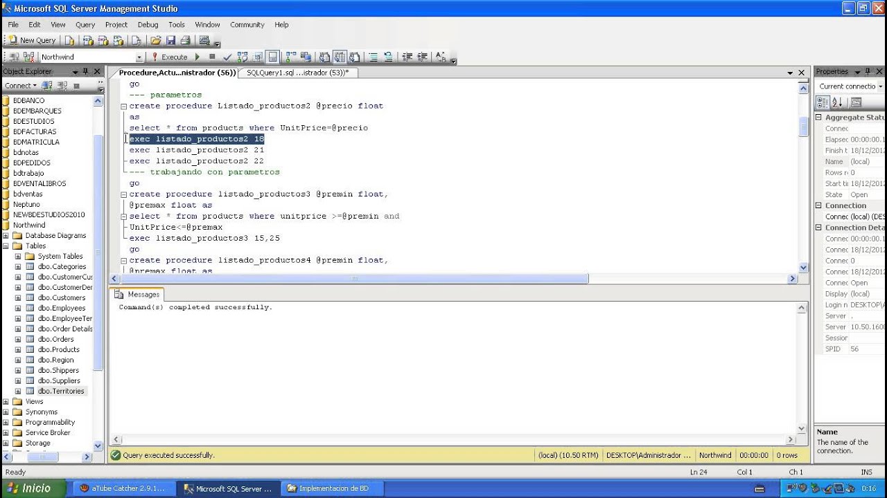 Procedimientos Almacenados - Update - Delete - Modific - Insert - YouTube