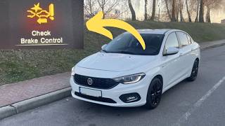 Check Brake Control Warning In Fiat Tipo