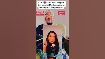 Islam ☪️ is not Arab religion, the biggest Muslim nation in the world is Indonesia 🇮🇩