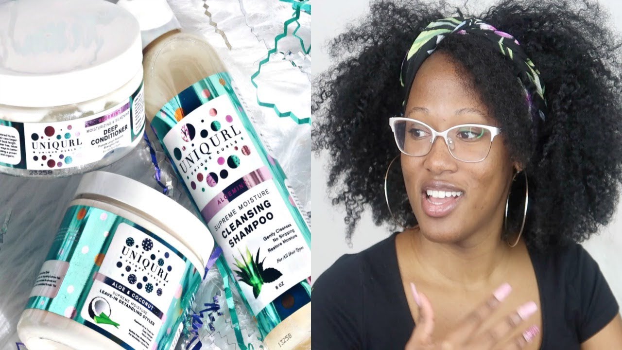 Wait A Minute...| Uniqurl Aloe Mint Shampoo & Deep Conditioner Initial Review