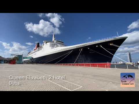  Queen Elizabeth 2 - QE2 Hotel Cruise ship Tour