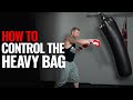 How to Hit the Heavy Bag Properly (So It will not Swing)