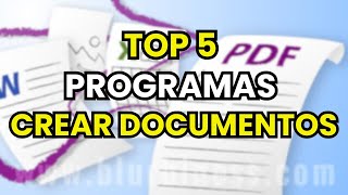 🥇 5 Mejores PROGRAMAS para CREAR DOCUMENTOS
