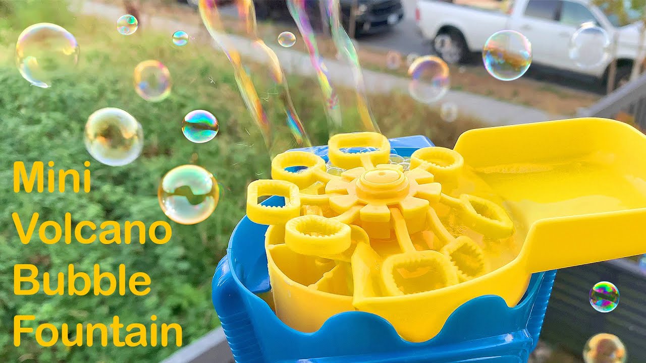 Mini Volcano Bubble Fountain YouTube
