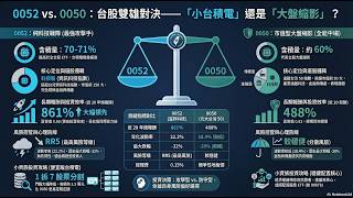 2026富邦科技0052小台積拆股對決Etf王者0050追求長期成長該選 0052 還是 0050