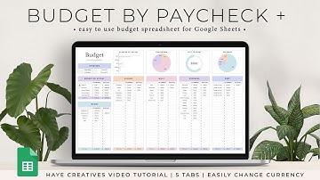 Budget By Paycheck + Spreadsheet (UPDATED: Latest spreadsheet & video linked in description)