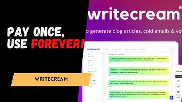 Writecream: AI Copywriting for Emails, Blogs & Cold Outreach ✍️🤖 | AppSumo Deal