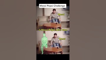Messi’s Pepsi bottle flip challenge 😱🤣🤣