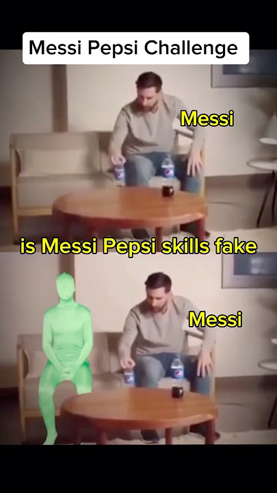 Messi’s Pepsi bottle flip challenge 😱🤣🤣