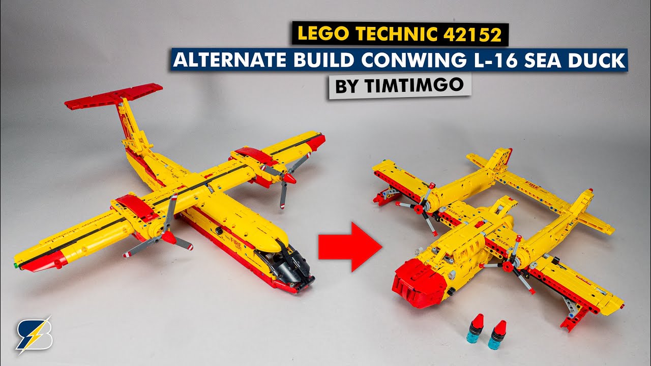 LEGO Technic 42152 alternate - Conwing L-16