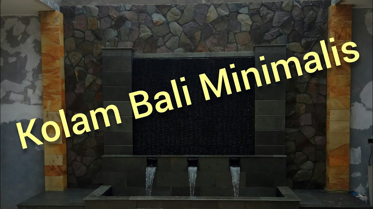 Kolam Bali Minimalis - YouTube