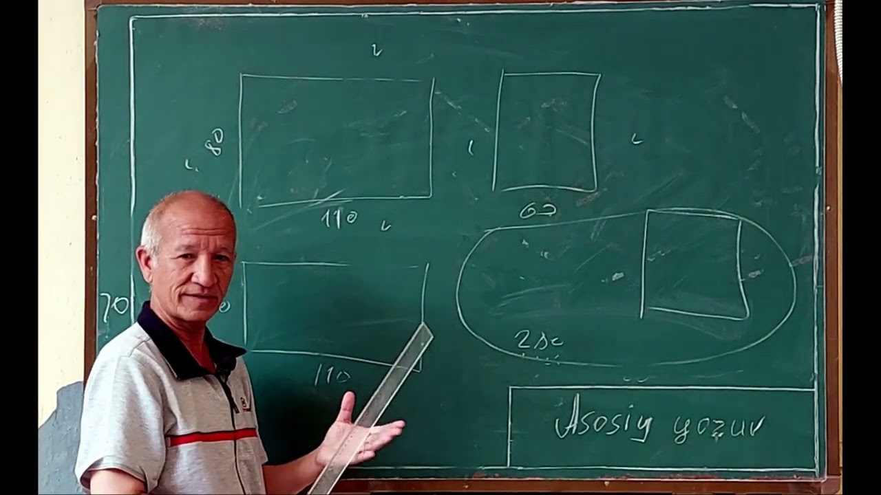 Abuturient. 2 proe as detal yetishma proektsi topish va qirqimini bajarish. (Компановка) D.Mamatov.