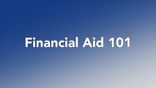 Information Financial Aid 101 Presentation News