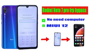 Redmi Note 7 pro Frp Bypass 2021