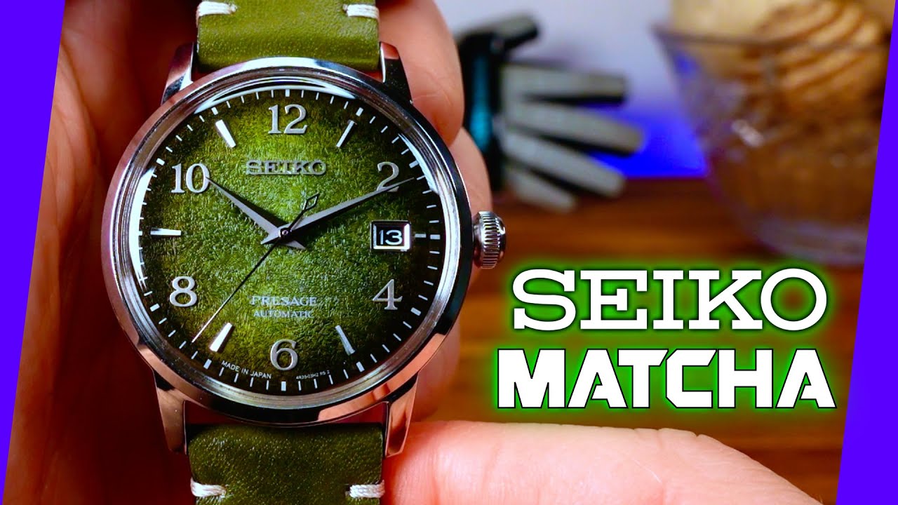 Seiko Green Matcha Textured Dial SARY181 Full Review - YouTube