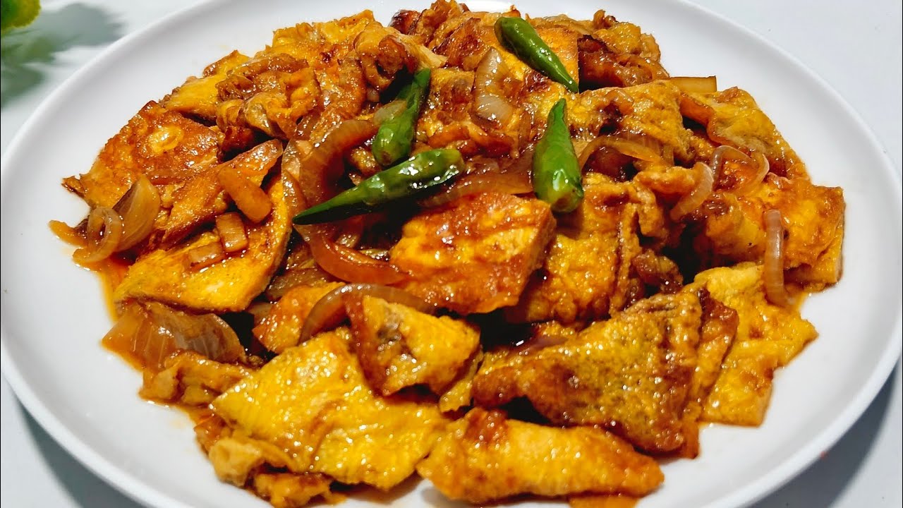 Resep Tumis Telur Dadar Saus Mentega Gurih Manis  Enak Banget