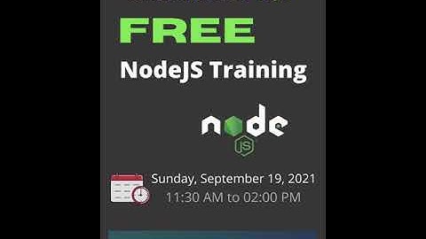NodeJS day 1, grab the chance to learn web and REST API in NodeJS.