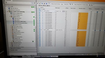 #TIA portal using MB_Client instruction data read and write through Modbus slave...