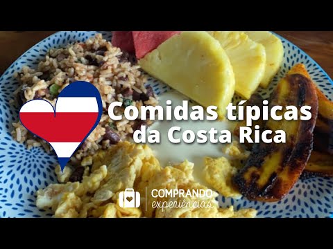 Vídeo: Comidas para experimentar na Costa Rica