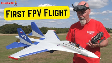 RC Jet FPV conversion ! 1st flight from the cockpit | XFly Su-27 twin EDF fighter jet | Part 2