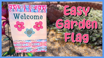 Easy Garden Flag | The Sewing Room Channel