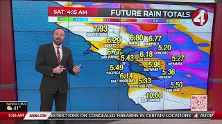 Thumbnail San Francisco Bay Area weather forecast March 8