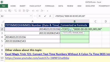 Excel Magic Trick 1076: Convert Date-Time Values to Serial Numbers w TEXT & Custom Number Format