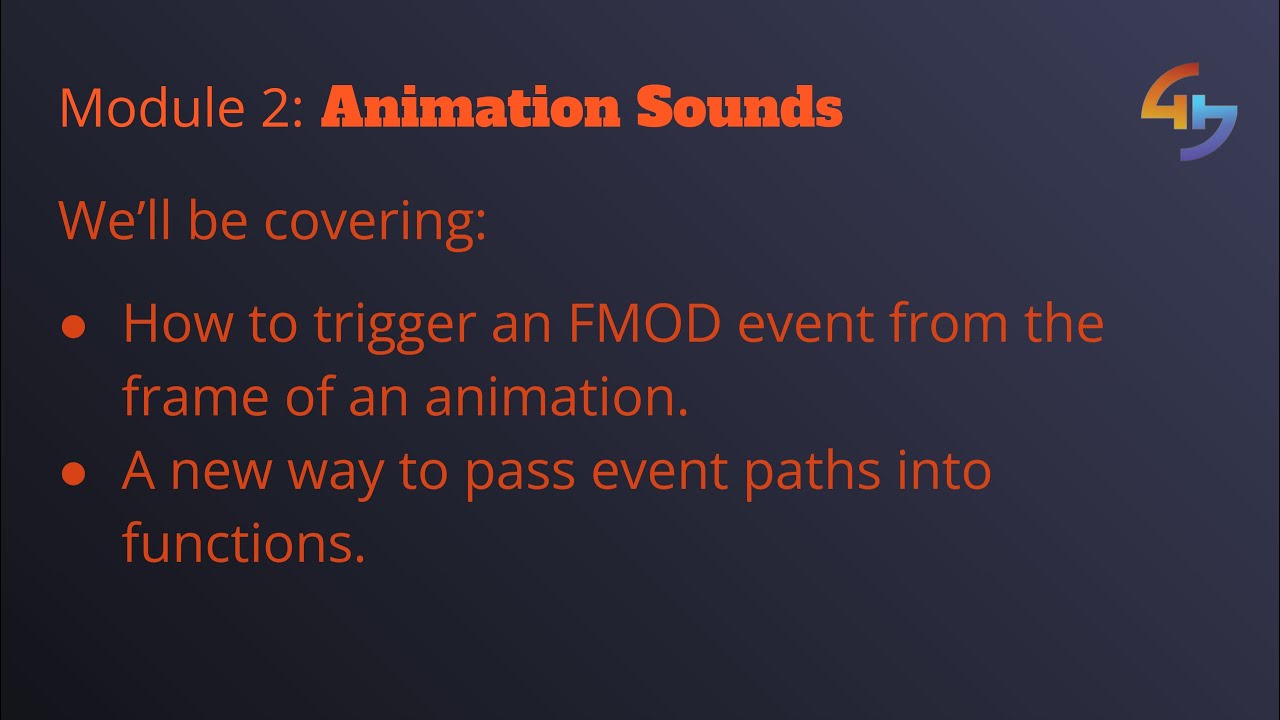 Attaching Audio To Animations | Module 2 Lesson 3 | FMOD & Unity ...