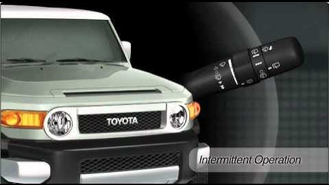 2011 FJ Cruiser Wipers and Washers 1