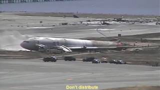 New Asiana 214 Video (SFO) - Airport Camera Video C225