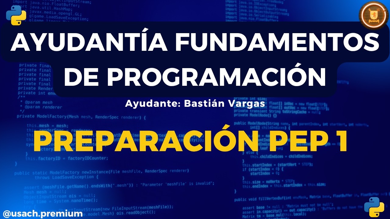 Fundamentos de Programación - Intensivo PEP 1: Preparación PEP 1 [Bastián Vargas]