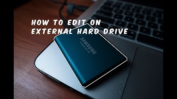 How To Edit On External Hard Drive (imovie)