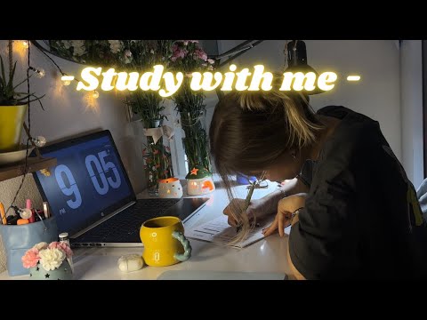 STUDY WİTH ME | Beraber çalışalım (no music, real time)