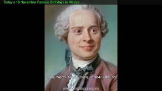 Today s 16 November Famous Birthdays in History Wealth