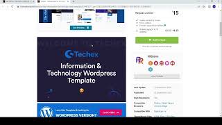 Free Information and Technology HTML Template from Themeforest March 2023