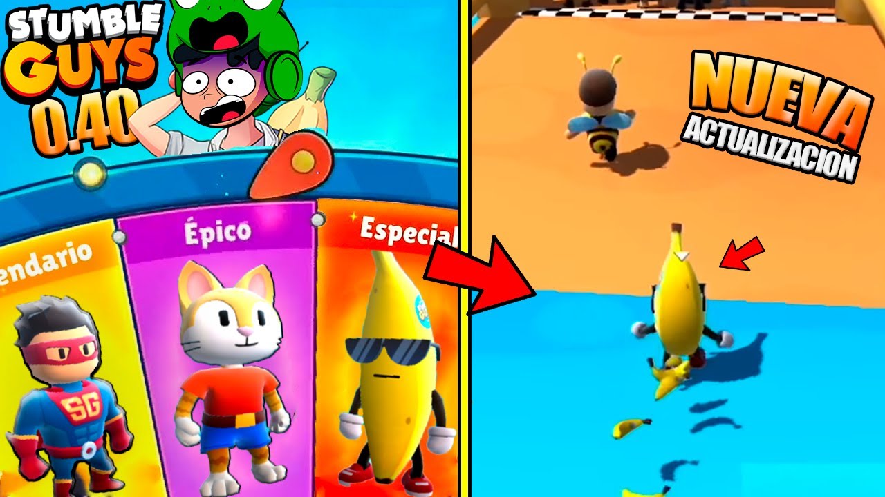 JUGAMOS la NUEVA ACTUALIZACION 0.40 de STUMBLE GUYS 😱 con