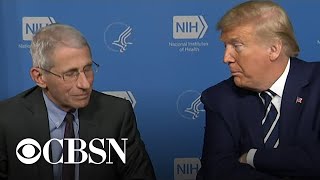 Trump and Dr. Anthony Fauci speak at NIH on coronavirus